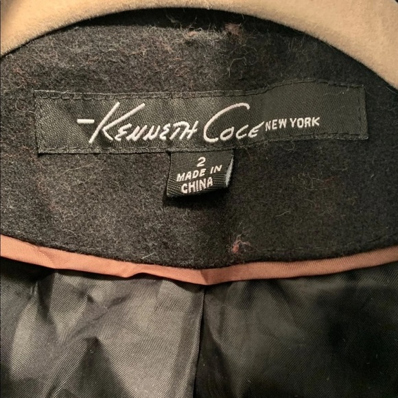 Kenneth Cole Wool Coat - Picture 3 of 4